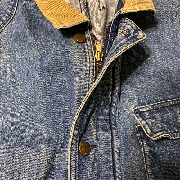 Vintage 80s Perry Ellis Jean Jacket Men's Medium - Picture 5 of 8